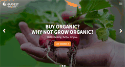Desktop Screenshot of harvestorganics.com