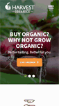 Mobile Screenshot of harvestorganics.com